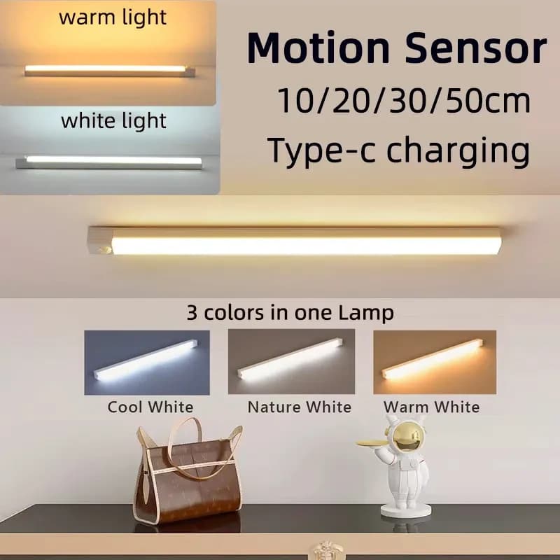 Luminária LED com sensor de presença, detalhe 4