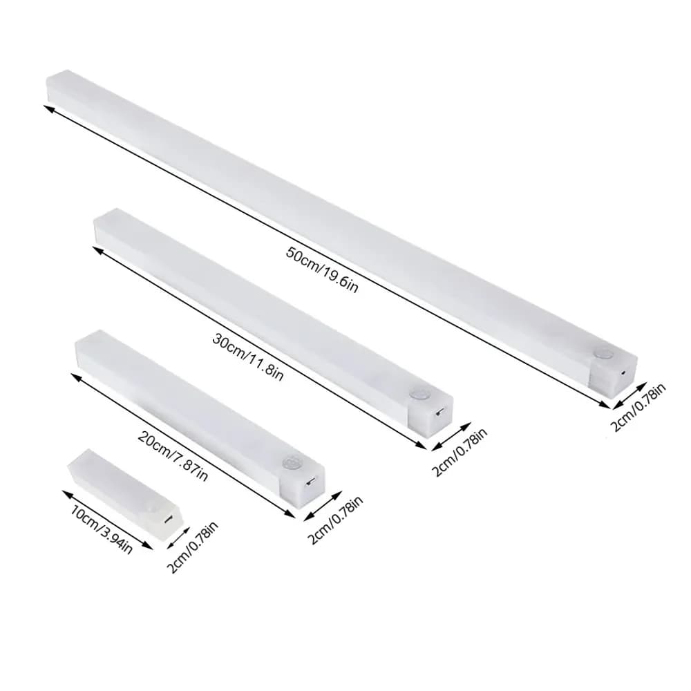 Luminária LED com sensor de presença, detalhe 3