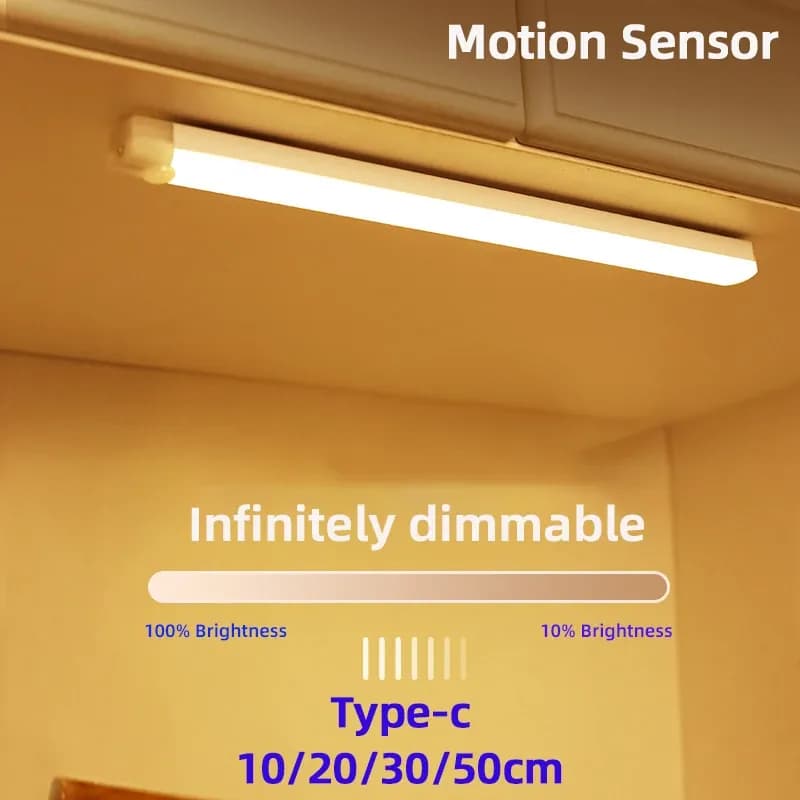 Luminária LED com sensor de presença, detalhe 2