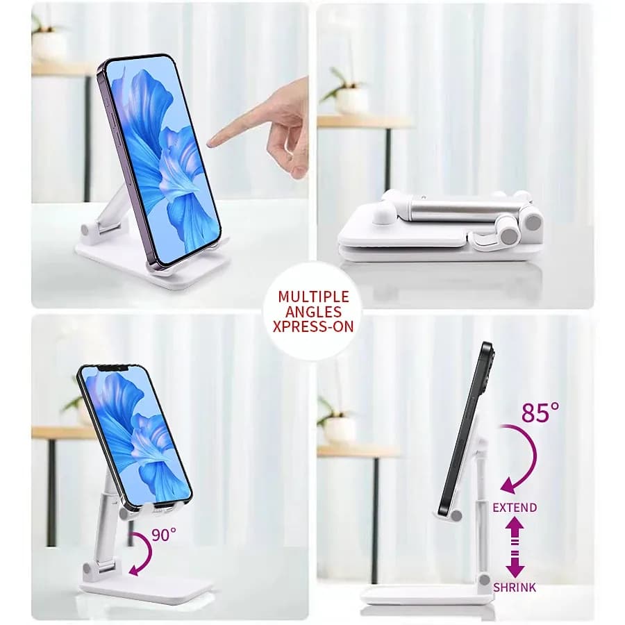 Suporte de celular de mesa ajustável, detalhe 2